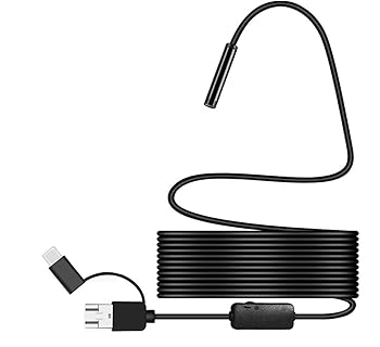 【中古】和漢侍 スマホ/パソコン両用 防水ワイヤーカメラ (5m) WKS319 【中古】和漢侍 スマホ/パソコン両用 防水ワイヤーカメラ (5m) WKS319