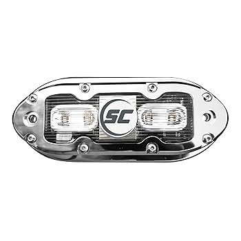 【中古】SHADOW-CASTER GREAT WHITE 4 LED UNDERWATER LIGHT W/6.1m