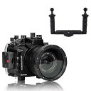 【中古】Sea Frogs 40 m / 130ft 防水水中カメラハウジング Sony A7III A7R III用 w/両手アルミトレイ