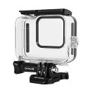 【中古】PULUZ Gopro Hero 8 Black用防水ハウジング 60m水中深度ダイビングケース ダイビングケース 水中撮影用 (Gopro Hero ...