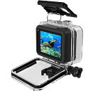 【中古】GoPro HERO8 防水ハウジングケース カメラ防水ケース ダイブハウジング 防水 防塵 保護ケース 水深60m 水中撮影用 スポーツカメラアクセサ...