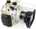 【中古】Seafrogs Canon G1X 130フィート/40m 水中カメラハウジング 防水ケース
