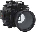 【中古】Seafrogs 40m/130フィート 水中カメラハウジング 防水ケース Fujifilm X-T3用 XC16-50mm XF18-55mm用ズーム...