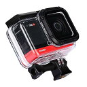 【中古】LICHIFIT insta360 oneR 4K 用防水ケース ハウジングケース ダイビング保護カバー 保護シェル 60M水深ダイビング対応 アクショ...