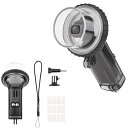 【中古】AFYMY 防水ケース 深さ防水 DJI Pocket 2用 ダイビング撮影用 透過率98% ロープ紛失防止 水中撮影用 防水 深さ60M