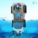 【中古】PULUZ 40M 防水ケース Insta360 One RS 1-Inch 360 Edition用 透明水中ダイビング保護ケース/ダイビング保護カバ...