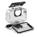【中古】1* 防水ケース、40m防水ケース ダイビング サーフィン 水中ハウジングシェル DJI用 Osmo Action3用アクセサリー
