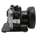 【中古】水中カメラケース、防水カメラハウジング耐圧40m 130フィート精密成形シュノーケリング用