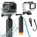 【中古】BO&DQQ 147FT/45M 防水ハウジングケース Go Pro Hero 2018/7/6/5 ブラック カメラ付き保護水中ダイビングケースシェル...