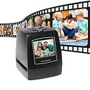 【中古】フィルムスキャナー、2.4インチLCDスクリーン付きポータブルフィルムおよびスライドスキャナー、35mm135mmカラーポジフィルムネガフィルムカラー