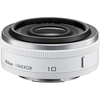 【中古】Nikon 1 NIKKOR 10mm f/2.8 Lens (White)