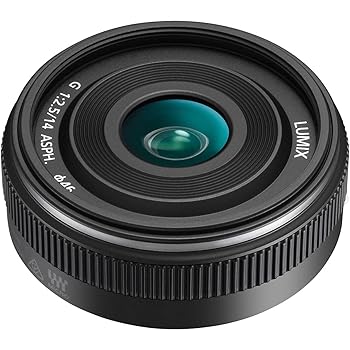 【中古】パナソニック 単焦点 広角レンズ マイクロフォーサーズ用 ルミックス G 14mm/F2.5 ASPH. ブラック H-H014A-K