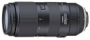 【中古】Tamron 100-400mm F/4.5-6.3 VC USD 望遠ズームレンズ キヤノンデジタル一眼レフカメラ用 ブラック