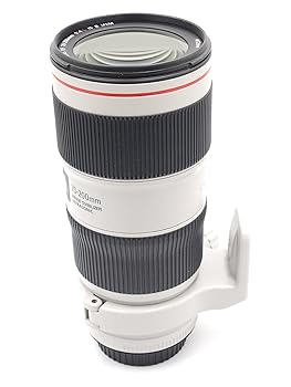 【中古】Canon EF 70-200mm f/4L IS II USMレンズ キヤノンデジタル一眼レフカメラ用 ホワイト 2309C002