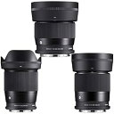 【中古】Sigma f/1.4 DC DN Contemporary 3レンズバンドル Leica L 16mm 30mm 56mmレンズ用