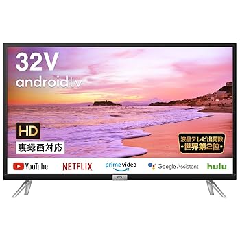 【中古】TCL 32V型 ハイビジョン 液晶TV 地デジ/BS/CS android TV搭載 32S518K 【中古】TCL 32V型 ハイビジョン 液晶TV 地デジ/BS/CS android TV搭載 32S518K