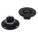 【中古】1.5 インチ ツイーター 6ohm 30 ワット Hifi 高音スピーカー ドーム シルク 2 ウェイ 2 個(2)