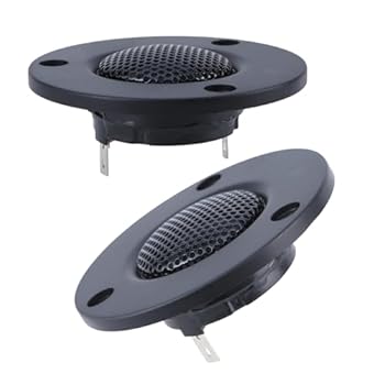 【中古】2x 高感度 25 コア 25 ワットツイータースピーカー詳細なサウンドセットアップホームスピーカ..