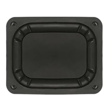 【中古】69 × 59 ミリメートル長方形低音スピーカーパッシブラジエーター補助ゴム振動板サブウーファー修理