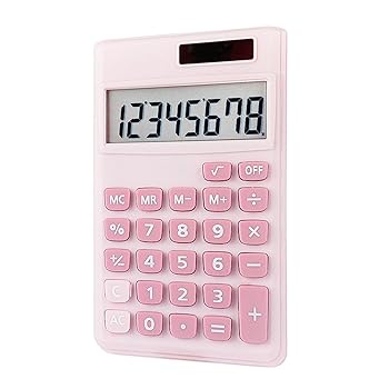 樂天商城 - 【中古】学生用電卓 ミニポータブル電卓学生ソーラー電卓 LCDディスプレイスクリーン付き8桁電卓太陽光発電 電卓 デュアルパワーハンドヘルド電卓 家庭用