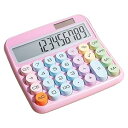 【中古】タイプライタースタイル電卓 ヴィンテージタイプライタースタイル ソーラーパワー 大画面 12桁表示電卓 オフィス 学校 長いバッテリー寿命電卓