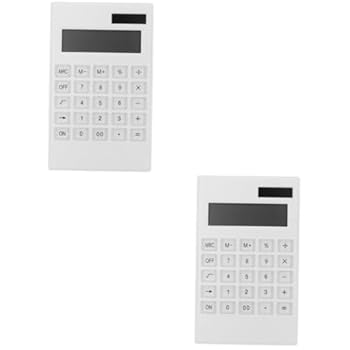 【中古】Angoily 1個 ソーラー電卓コンピュータ キッズ電卓 丈夫な電卓 携帯電卓ソーラー 電卓デスクトップ オフィス用電卓 働くための電卓 ビジネス電卓