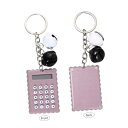 【中古】QUMIIRITY 2個 電子 電卓 子供用 電卓 電卓 子供用 ポータブル 電卓 Pvc 電卓 学生 ポケット 電卓 ミニ 電卓 キーリング キー リ...