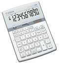 【中古】キャノン 電卓 10桁 卓上サイズ 千万単位機能 抗菌 HS-1020TUC ホワイト