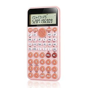 【中古】JKGHK関数電卓スクールオフィスエンジニアリング多機能オフィスポータブルエンジニアリングステーショナリー科学ツール,ピンク