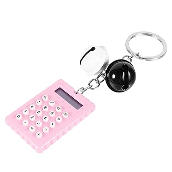【中古】STOBOK ポケット 電卓 キー チェーン 子供用 かわいい 電卓 ポータブル 電卓 素敵な 電卓 子供用 電卓 ポータブル 8- ディスプレイ 学生 使用 リ