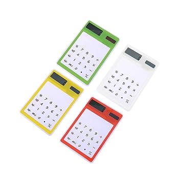 【中古】STOBOK 4個 電卓小 コンピューター オレンジ ホワイトアウト ビーズマット 標準電卓 クール電卓 ホワイトニング 簡単な電卓 ツールベルトフック