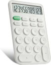 【中古】標準電卓12桁大きなLCDディスプレイと大きなボタン付きかわいい電卓デスクトップ電卓オフィス自宅学校用(グリーン)(3)