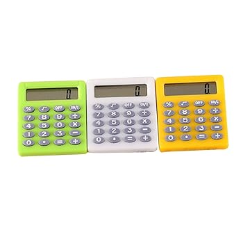 【中古】SAFIGLE 3個 電卓 電卓 ホーム 電卓 電卓 テスト用 ポータブル 電子 電卓 家庭用 コンピューター 電卓 電卓