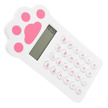 【中古】FUNOMOCYA ビジネス電卓 ミニデジタル電卓 スマート電卓 太陽光発電の計算機 漫画の電卓 かわいい電卓 関数電卓 バッテリー計算機 電子ポケット