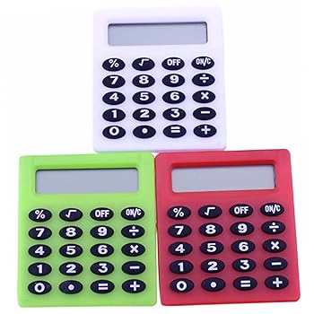 【中古】VILLCASE 3個 電卓 ポケットツール ミニツール コンピュータツール 学生 道具 腹筋 ポータブル