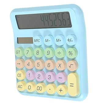 【中古】BCOATH 電卓 引き算 学生の計算機 足し算 学生ギフト 割り算 掛け算 キャンディーカラー計算機 ポータブル電子計算機 基本的な計算機 税務会計計