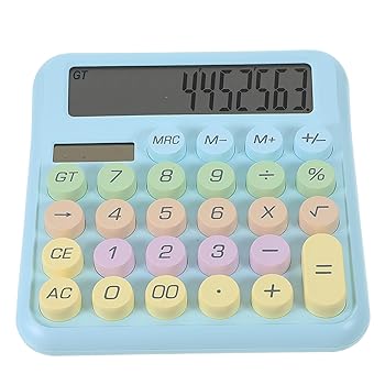 【中古】Toyvian 電卓 掛け算 基本的な計算機 割り算 足し算 学生の計算機 財務会計計算機 引き算 税務..