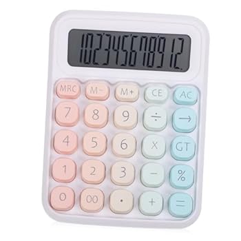 【中古】TOGEVAL グラデーションカラー計算機 電卓かわいい 関数基本的な電卓 かわいい基本的な電卓 オフィス用電卓 数値計算機 学校用の電卓 デスクアク