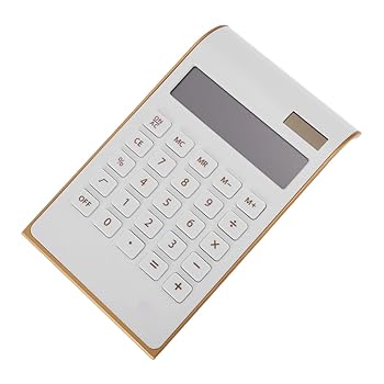 【中古】LALAFINA 超薄い計算機ゴールドエッジ計算機オフィス計算機オフィス用品