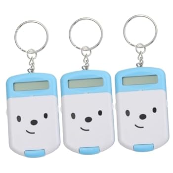 【中古】MOLUCKFU 6個 算術電卓 computer pc xp 学生用電卓 ミニ電卓ペンダント 子供電卓 かわいい小さな電卓 ノベルティ電卓 漫画電卓 学生電卓 会計電