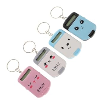 HOMOCONO 16個 ミニ電卓 かわいい小さな電卓 ポケット電卓ミニ バックパック用キーホルダー 携帯電卓小 mini pc minipc 愛らしいキーホルダー電