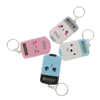 【中古】BRIGHTFUFU 4個 ミニ電卓 mini pc minipc pc mini mini-pc ミニコンポ ミニ用品 かわいい電卓 ミニ学用品 学生の 装飾的な電卓キーホルダー プラスチ