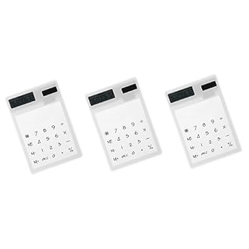 【中古】GETAJGHSD 3個 ソーラー電卓小 非プログラム電卓 プログラム可能 筆記用タブレット オフィス電卓 ソーラーパネル電卓 太陽電池電卓 小さな卓上電