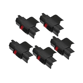 【中古】OSALADI 1セット 赤と黒の 2 色のインク ホイール リボン印刷機 電卓インクホイール 電卓インクローラー 簡単な電卓 おしゃれなインクローラー