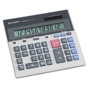 【中古】Sharp QS-2130 12-Digit Commercial Desktop Calculator with Kickstand, Arithmetic Logic,… 【中古】Sharp QS-2130 12-Digit Commercial Desktop Calculator with Kickstand, Arithmetic Logic,…