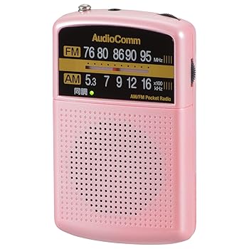 【中古】AudioComm AM/FMポケットラジオ ピンクRAD-P135N-P 【中古】AudioComm AM/FMポケットラジオ ピンクRAD-P135N-P