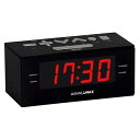 【中古】HANNLOMAX HX-144CR 目覚まし時計ラジオ、PLL AM/FMラジオ、1.2インチLEDディスプレイ、デュアルアラーム付きデジタル時計、A...
