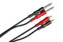 【中古】Hosa CPR-201 1m モノラルフォンプラグ×2-RCA×2 オーディオケーブル