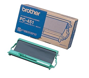 【中古】brother 普通紙ファクシミリ用カセット付きリボン PC-451 ファックス(FAX) インクリボン【メーカー名】【メーカー型番】【ブランド名】ブラザー工業 ファックストナー・リボン 【商品説明】brother 普通紙ファクシミ...