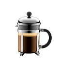 【中古】BODUM ボダム コーヒーメーカー コーヒープレス CHAMBORD シャンボール フレンチプレス コーヒーメーカー 500ml シルバー ステンレス...